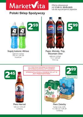 Marketvita - gazetka promocyjna Billboard od środy 17.09 do wtorku 30.09