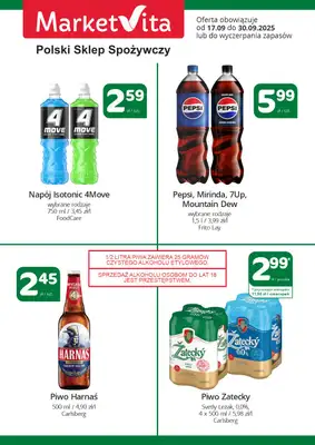 Marketvita - gazetka promocyjna Billboard od środy 17.09 do wtorku 30.09