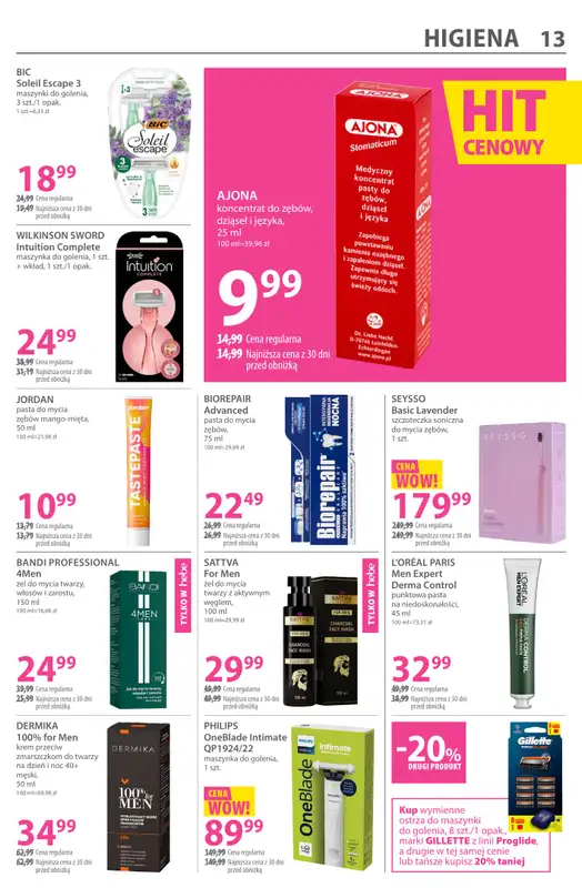 Hebe - gazetka promocyjna Gazetka od wtorku 09.09 do niedzieli 21.09 - strona 13