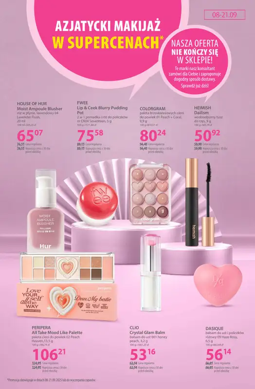 Hebe - gazetka promocyjna Gazetka od wtorku 09.09 do niedzieli 21.09 - strona 16