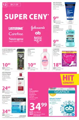 Hebe - gazetka promocyjna Gazetka od wtorku 09.09 do niedzieli 21.09 - strona 12 Hebe - gazetka promocyjna Gazetka od wtorku 09.09 do niedzieli 21.09 - strona 12