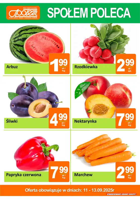 Społem Częstochowa - gazetka promocyjna Gazetka od czwartku 11.09 do środy 17.09 - strona 4