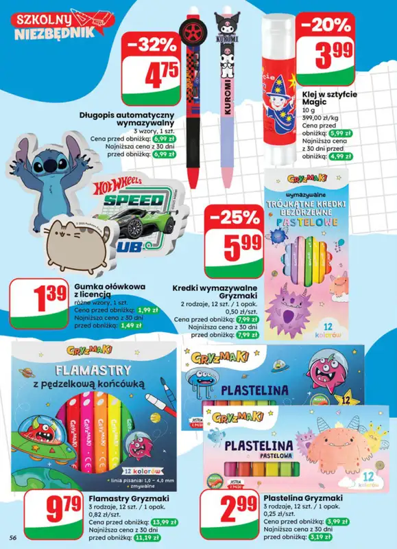 Dino - gazetka promocyjna Gazetka od środy 10.09 do wtorku 16.09 - strona 56