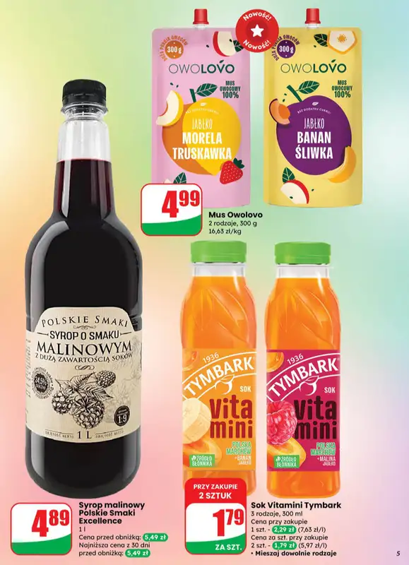 Dino - gazetka promocyjna Gazetka od środy 10.09 do wtorku 16.09 - strona 5