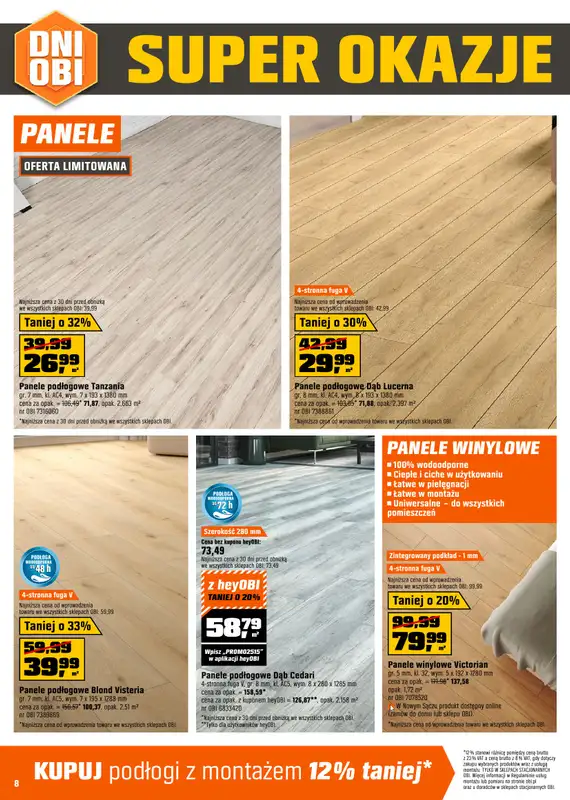 OBI - gazetka promocyjna Gazetka od środy 10.09 do wtorku 30.09 - strona 8