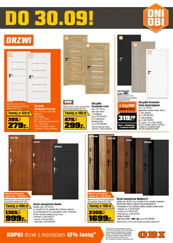 OBI - gazetka promocyjna Gazetka od środy 10.09 do wtorku 30.09 - strona 7
