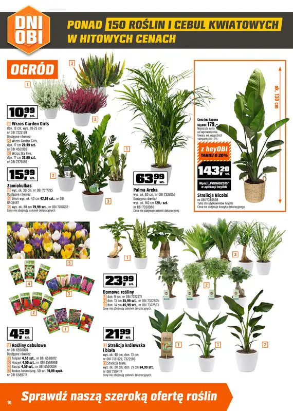 OBI - gazetka promocyjna Gazetka od środy 10.09 do wtorku 30.09 - strona 10