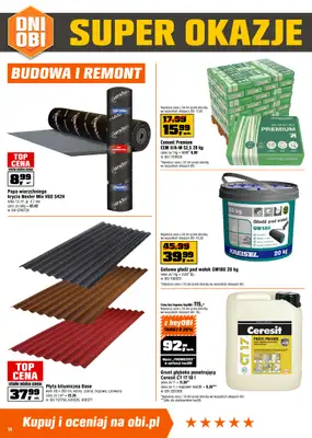 OBI - gazetka promocyjna Gazetka od środy 10.09 do wtorku 30.09 - strona 14