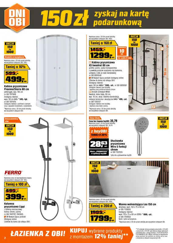 OBI - gazetka promocyjna Gazetka od środy 10.09 do wtorku 30.09 - strona 2