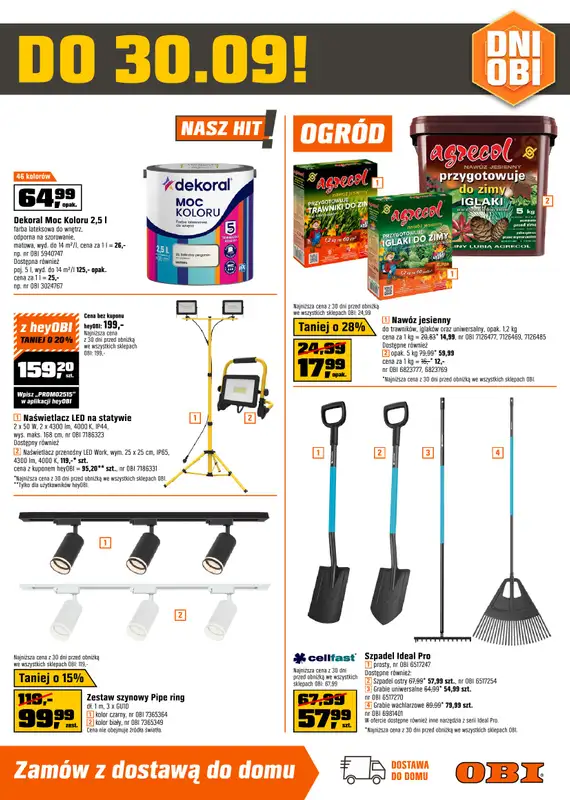 OBI - gazetka promocyjna Gazetka od środy 10.09 do wtorku 30.09 - strona 13