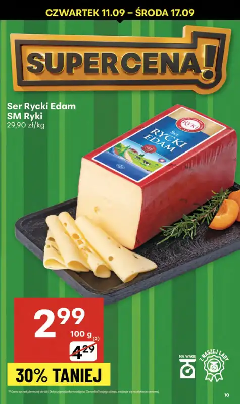 Delikatesy Centrum - gazetka promocyjna Gazetka  do środy 17.09 - strona 10