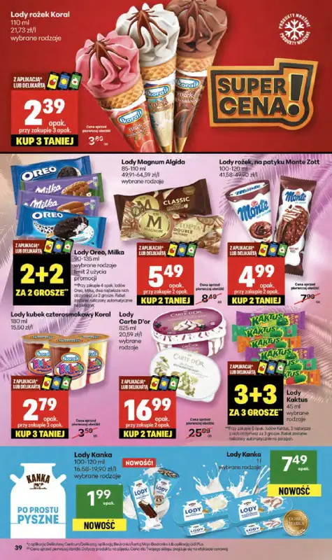 Delikatesy Centrum - gazetka promocyjna Gazetka  do środy 17.09 - strona 39