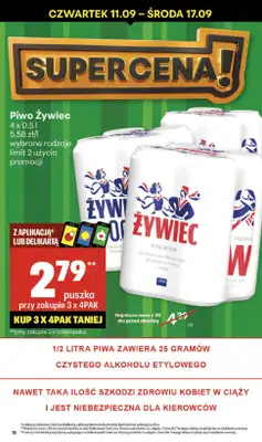 Delikatesy Centrum - gazetka promocyjna Gazetka  do środy 17.09 - strona 11