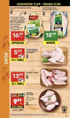 Delikatesy Centrum - gazetka promocyjna Gazetka  do środy 17.09 - strona 22