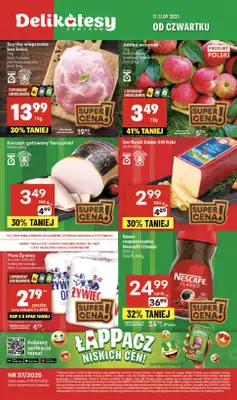 Delikatesy Centrum - gazetka promocyjna Gazetka  do środy 17.09