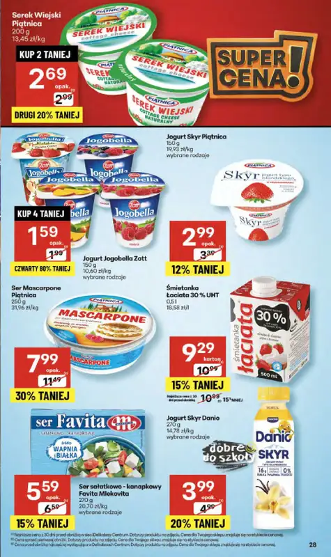 Delikatesy Centrum - gazetka promocyjna Gazetka  do środy 17.09 - strona 28