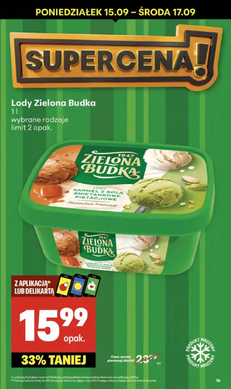 Delikatesy Centrum - gazetka promocyjna Gazetka  do środy 17.09 - strona 16