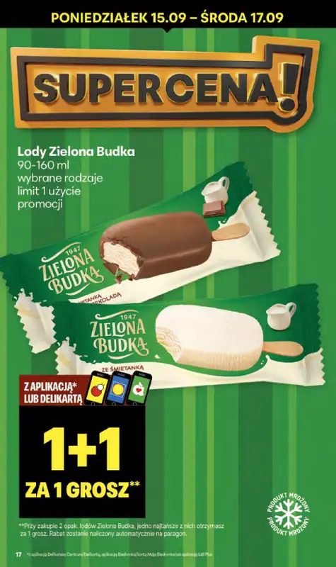 Delikatesy Centrum - gazetka promocyjna Gazetka  do środy 17.09 - strona 17