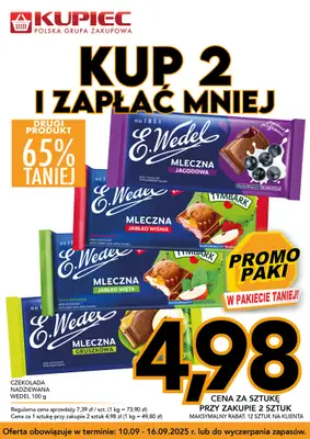 Kupiec - gazetka promocyjna Promopaki od środy 10.09 do wtorku 16.09 - strona 2