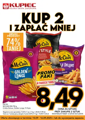 Kupiec - gazetka promocyjna Promopaki od środy 10.09 do wtorku 16.09 - strona 6
