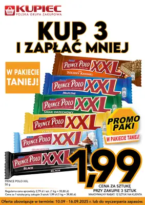 Kupiec - gazetka promocyjna Promopaki od środy 10.09 do wtorku 16.09 - strona 4