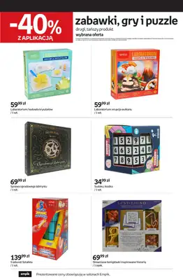Empik - gazetka promocyjna Złap promocje na domową rozrywkę od środy 10.09 do wtorku 23.09 - strona 9 Empik - gazetka promocyjna Złap promocje na domową rozrywkę od środy 10.09 do wtorku 23.09 - strona 9