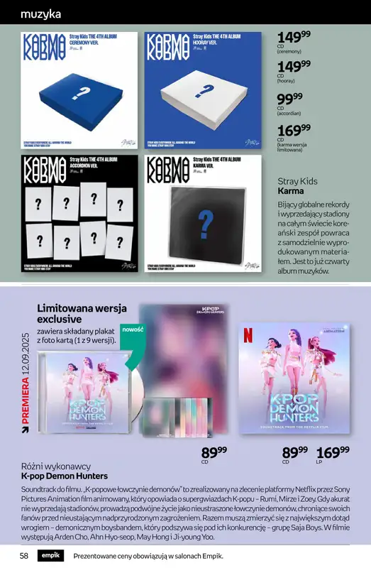 Empik - gazetka promocyjna Tom kultury: muzyka od środy 10.09 do wtorku 23.09 - strona 5