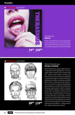 Empik - gazetka promocyjna Tom kultury: muzyka od środy 10.09 do wtorku 23.09 - strona 9 Empik - gazetka promocyjna Tom kultury: muzyka od środy 10.09 do wtorku 23.09 - strona 9