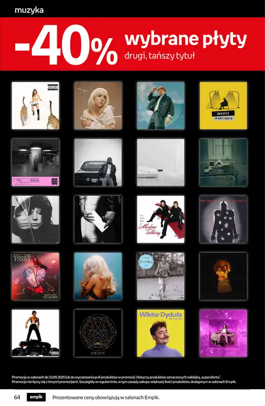 Empik - gazetka promocyjna Tom kultury: muzyka od środy 10.09 do wtorku 23.09 - strona 11