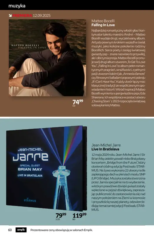Empik - gazetka promocyjna Tom kultury: muzyka od środy 10.09 do wtorku 23.09 - strona 7