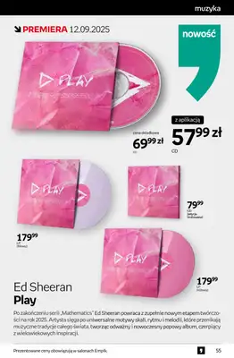 Empik - gazetka promocyjna Tom kultury: muzyka od środy 10.09 do wtorku 23.09 - strona 2 Empik - gazetka promocyjna Tom kultury: muzyka od środy 10.09 do wtorku 23.09 - strona 2