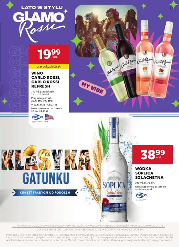 Stokrotka - gazetka promocyjna W dobrym smaku od czwartku 11.09 do środy 08.10 - strona 11