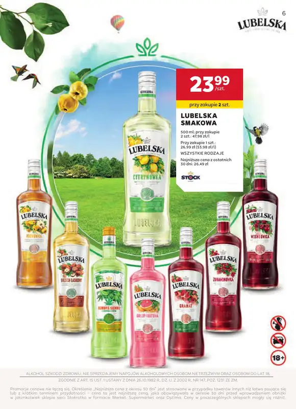 Stokrotka - gazetka promocyjna W dobrym smaku od czwartku 11.09 do środy 08.10 - strona 6