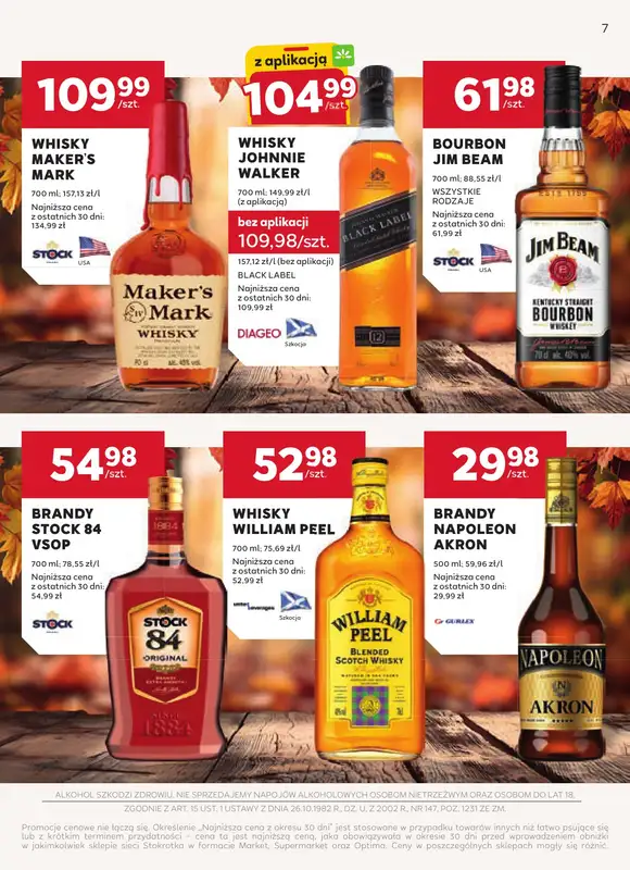 Stokrotka - gazetka promocyjna W dobrym smaku od czwartku 11.09 do środy 08.10 - strona 7