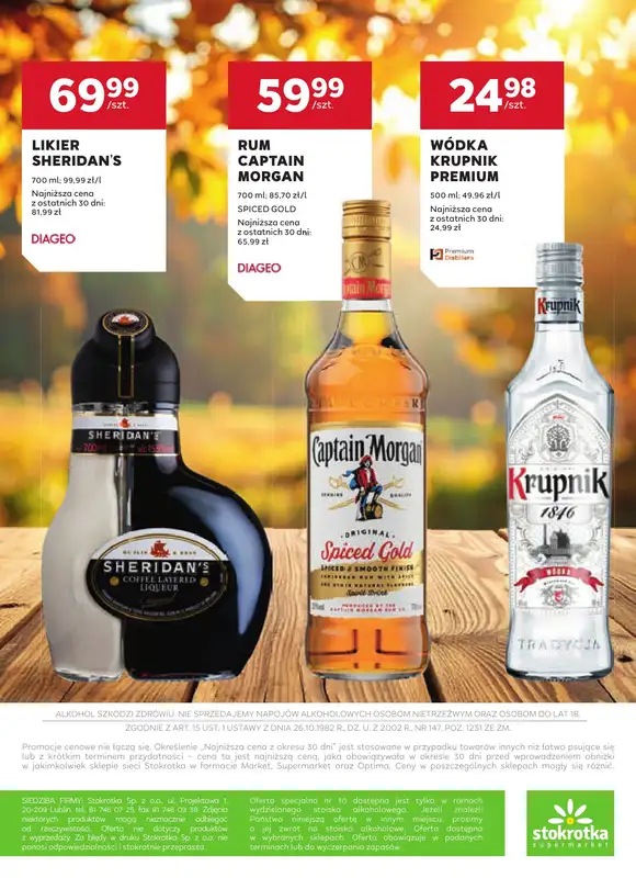 Stokrotka - gazetka promocyjna W dobrym smaku od czwartku 11.09 do środy 08.10 - strona 16