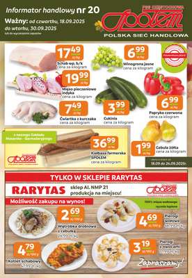 Społem Częstochowa - gazetka promocyjna Gazetka od czwartku 18.09 do wtorku 30.09