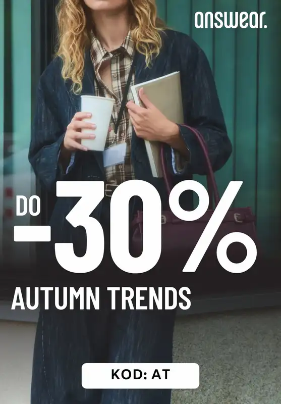 Answear - gazetka promocyjna Do -30% jesienne trendy od środy 10.09 do czwartku 25.09