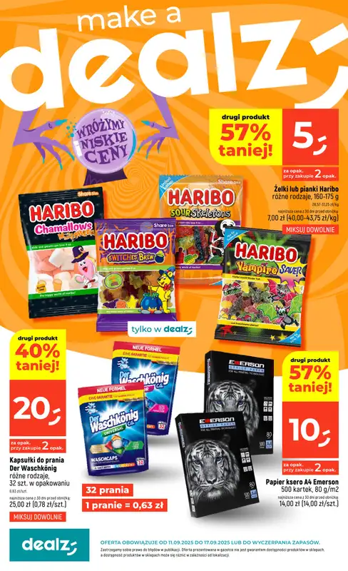 Dealz - gazetka promocyjna Make a Dealz! od czwartku 11.09 do środy 17.09
