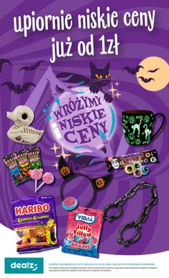 Dealz - gazetka promocyjna Wróżymy niskie ceny  do piątku 31.10