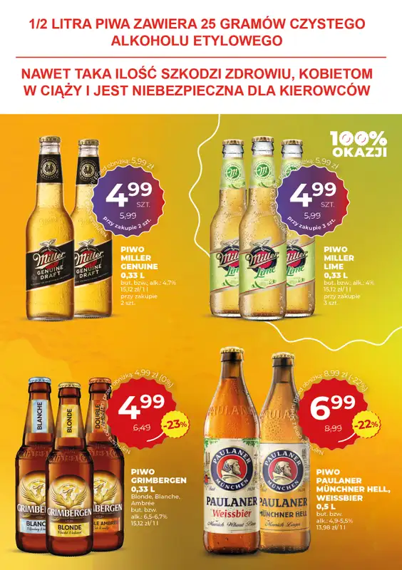 Duży Ben - gazetka promocyjna Gazetka piwna od środy 10.09 do wtorku 23.09 - strona 7