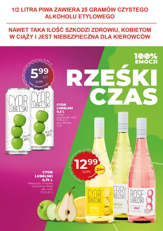 Duży Ben - gazetka promocyjna Gazetka piwna od środy 10.09 do wtorku 23.09 - strona 14