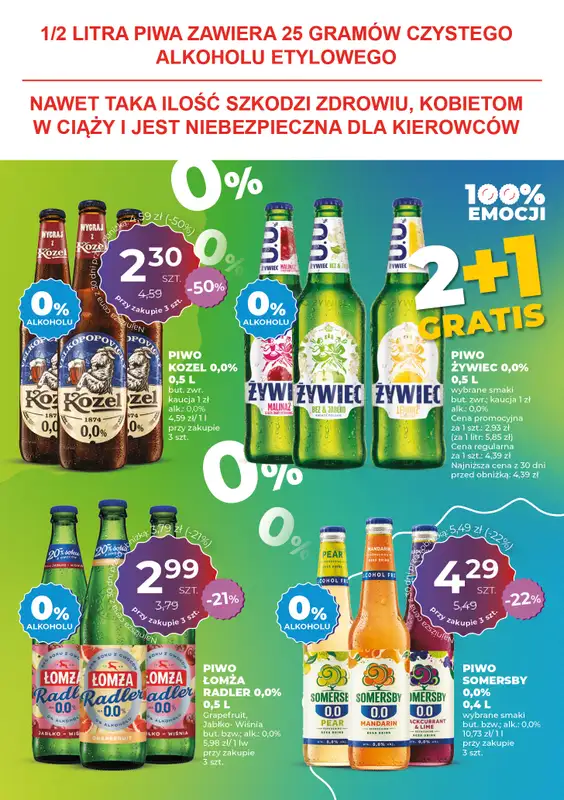 Duży Ben - gazetka promocyjna Gazetka piwna od środy 10.09 do wtorku 23.09 - strona 13