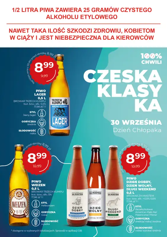 Duży Ben - gazetka promocyjna Gazetka piwna od środy 10.09 do wtorku 23.09 - strona 18