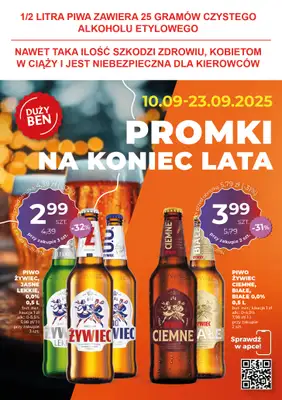 Duży Ben - gazetka promocyjna Gazetka piwna od środy 10.09 do wtorku 23.09
