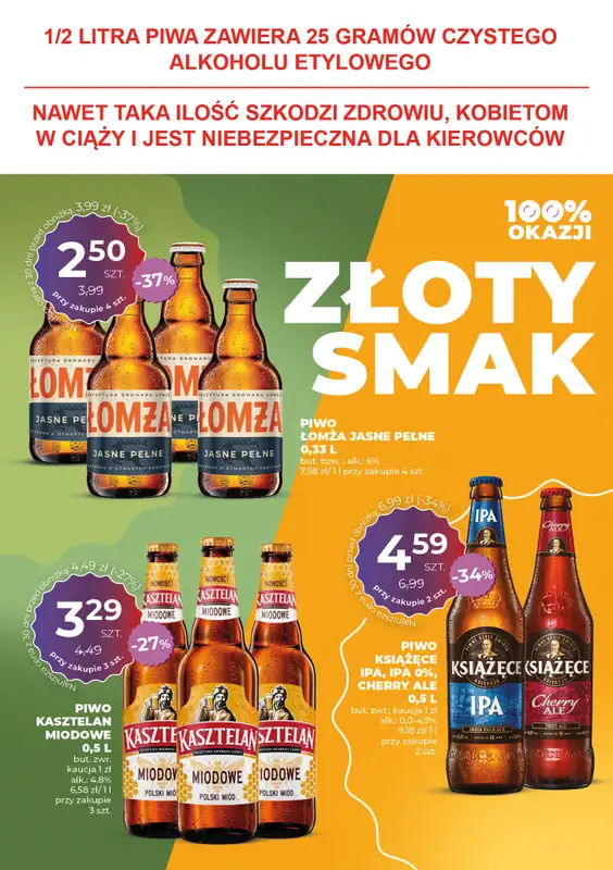 Duży Ben - gazetka promocyjna Gazetka piwna od środy 10.09 do wtorku 23.09 - strona 8