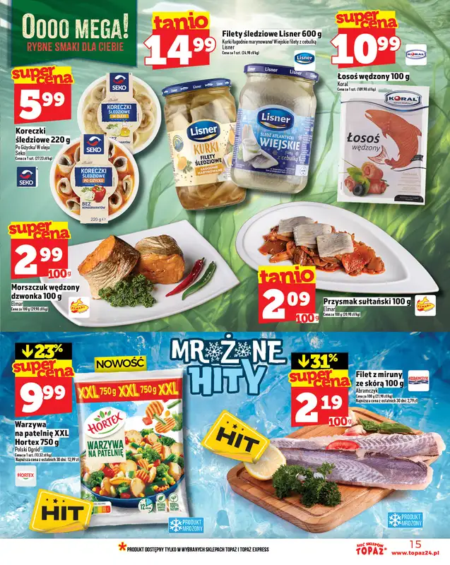 TOPAZ - gazetka promocyjna Gazetka od czwartku 18.09 do środy 24.09 - strona 15