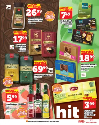 TOPAZ - gazetka promocyjna Gazetka od czwartku 18.09 do środy 24.09 - strona 17 TOPAZ - gazetka promocyjna Gazetka od czwartku 18.09 do środy 24.09 - strona 17