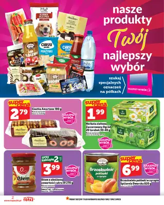TOPAZ - gazetka promocyjna Gazetka od czwartku 18.09 do środy 24.09 - strona 2 TOPAZ - gazetka promocyjna Gazetka od czwartku 18.09 do środy 24.09 - strona 2