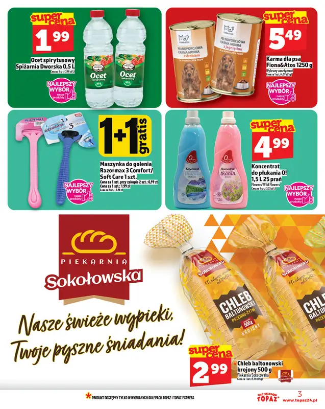 TOPAZ - gazetka promocyjna Gazetka od czwartku 18.09 do środy 24.09 - strona 3