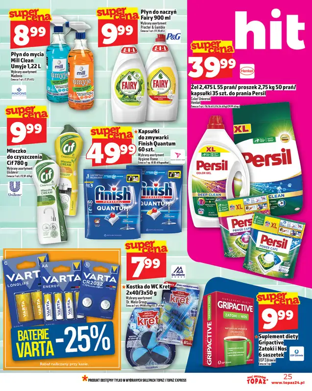 TOPAZ - gazetka promocyjna Gazetka od czwartku 18.09 do środy 24.09 - strona 25